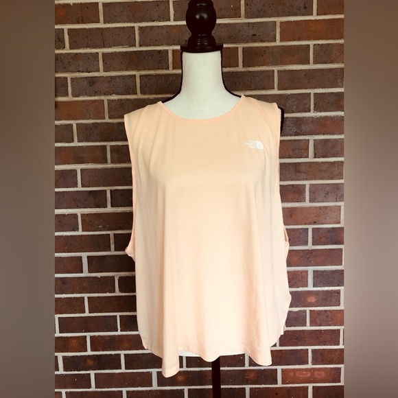 NWT The North Face Wanderer Crossback Shirt Plus Sz 3X in Apricot Peach - Picture 2 of 11